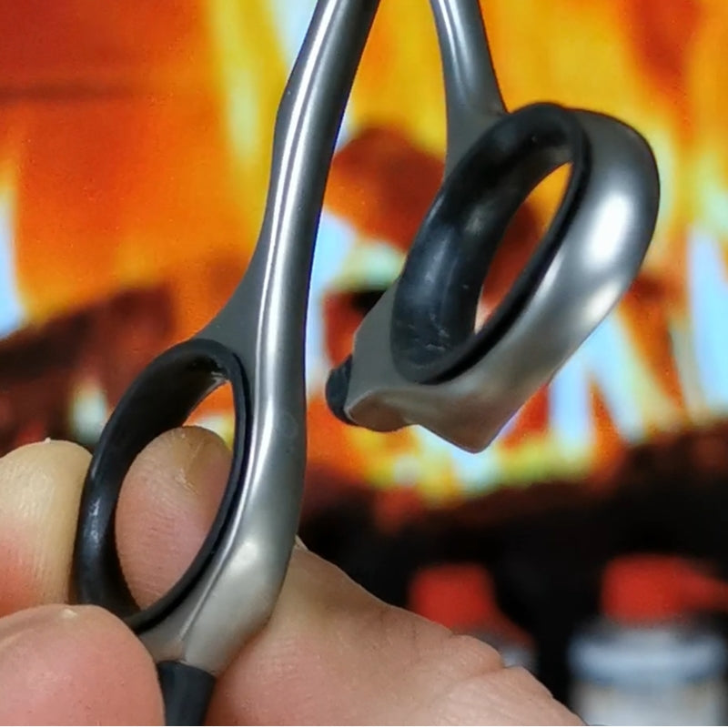 Forbici Professionali Joewell Supreme Powder Metal (Matte Silver)