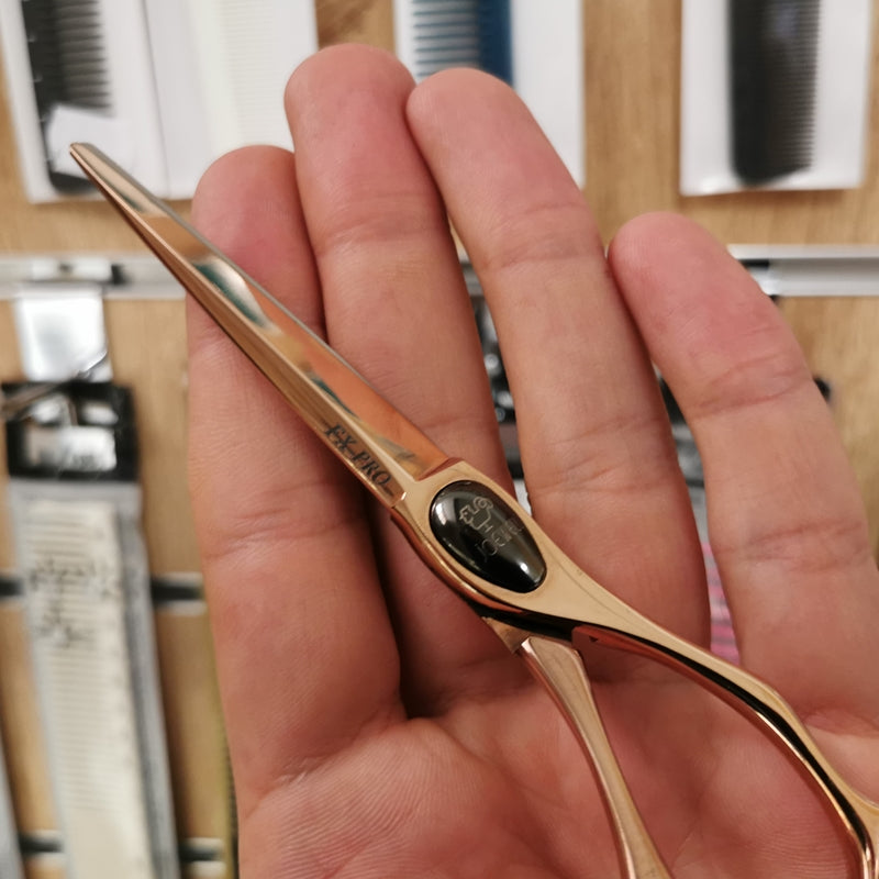 Forbici Professionali Joewell Fx-PRO Pink Gold (Diamond Screw Cover)