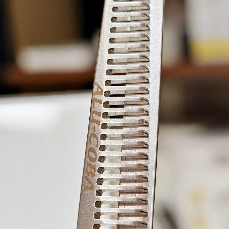 Forbici Giapponesi Sfoltitrici Tohri Alu-Coba ACH-30T Mikado S.r.l. lama dentata ingrandimento