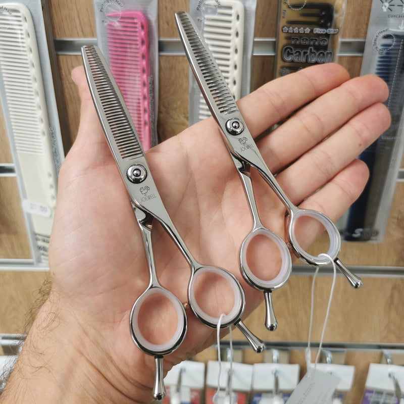 Forbici giapponesi per parrucchieri e barbieri Joewell HXT-30 per sfoltire Mikado Italia