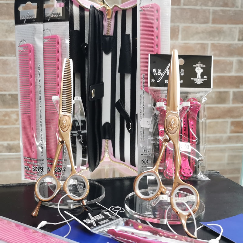Forbici Professionali Giapponesi Joewell AFLOAT XPG2 Mikado S.r.l. e sfoltitrice per un luxury kit