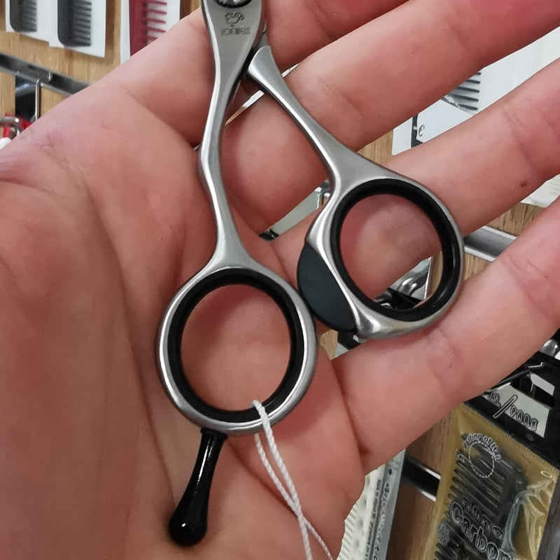 Forbici Professionali Giapponesi Joewell FX-L55 da mancino Mikado S.r.l. particolare impugnatura 3D