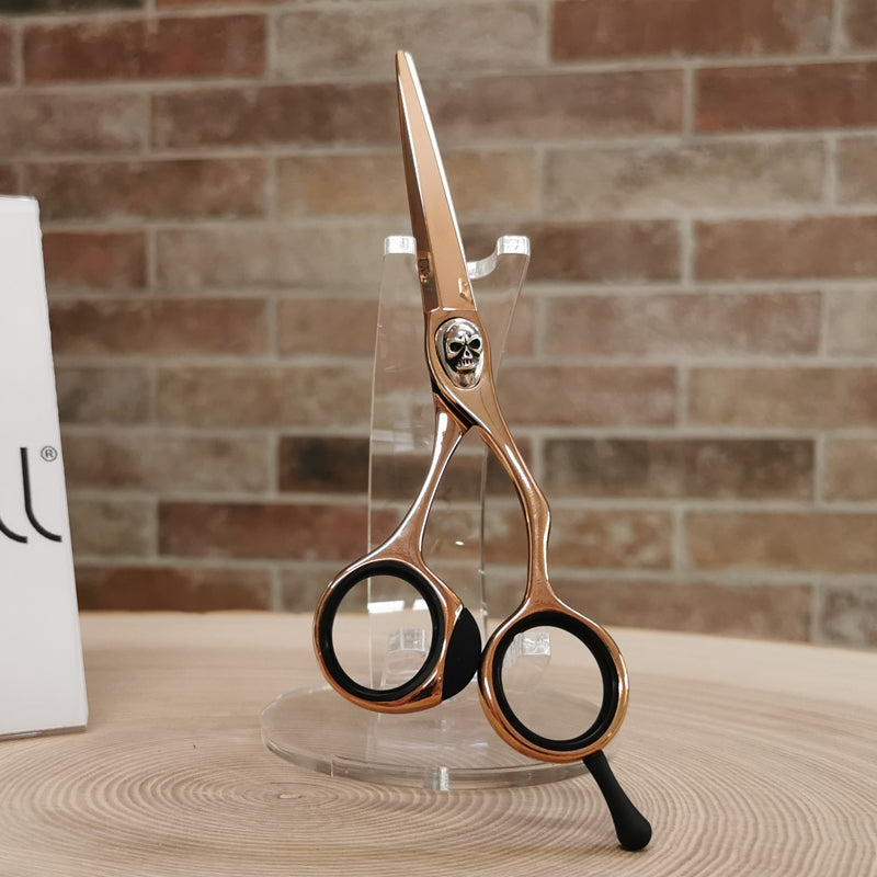 Forbici Professionali Giapponesi Joewell Fx-Pro Pink Gold Skull Mikado S.r.l. per parrucchieri e barbieri