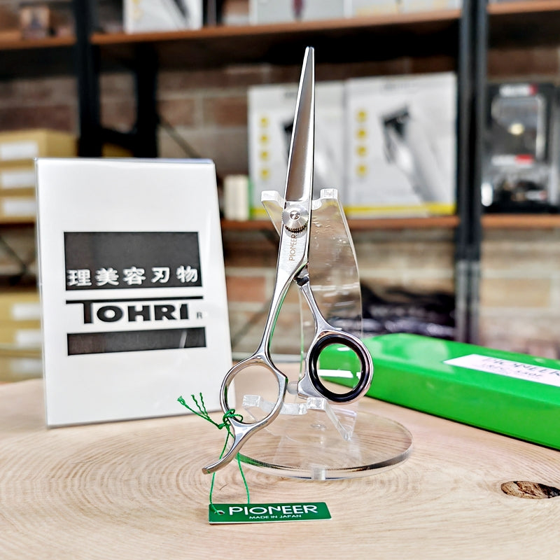 Forbici Professionali Giapponesi Tohri Pioneer LRZC-F Mikado S.r.l. altra angolazione