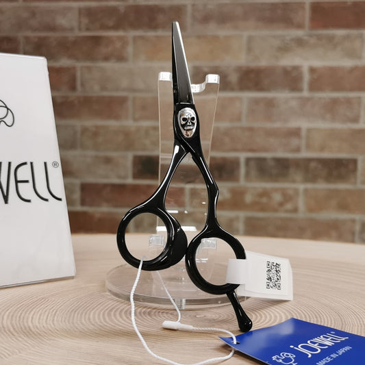 Forbici Professionali Joewell FX-PRO Black Titanium (Skull Screw Cover)