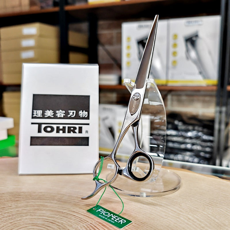 Forbici_Giapponesi_Professionali_Tohri_Pioneer_LAG-700F_mancino Mikado S.r.l.