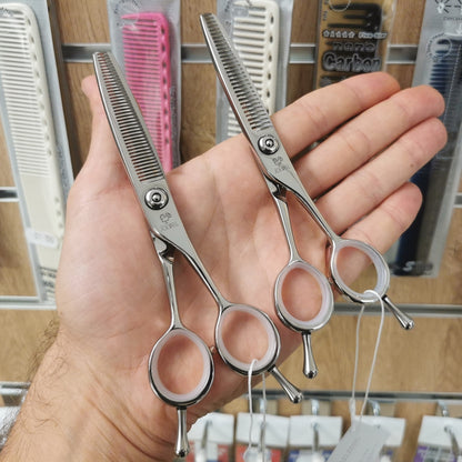 Forbici giapponesi per parrucchieri e barbieri Joewell HXT-30 per sfoltire Mikado Italia