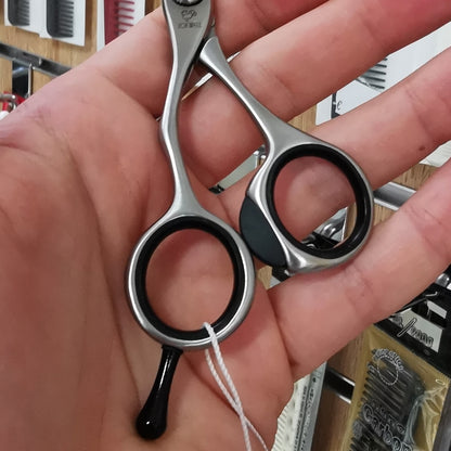 Forbici Professionali Giapponesi Joewell FX-L55 da mancino Mikado S.r.l. particolare impugnatura 3D